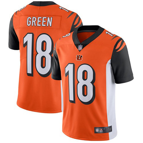 Cincinnati Bengals Limited Orange Men A J  Green Alternate Jersey NFL Footballl #18 Vapor Untouchable